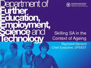 Skilling SA in the Context of Ageing