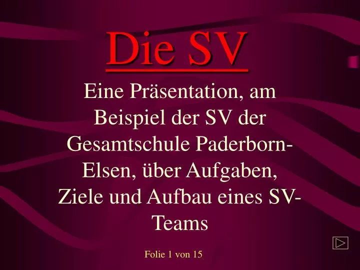 die sv