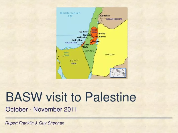 basw visit to palestine