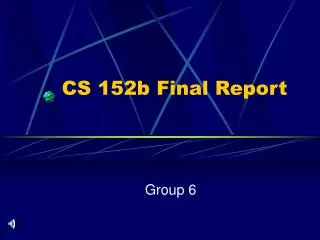CS 152b Final Report