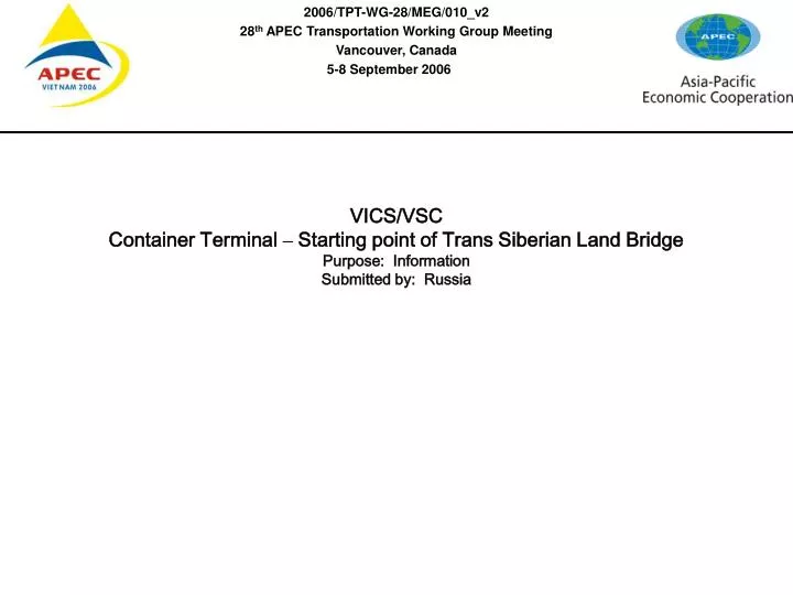 vics vsc container terminal starting point of trans siberian land bridge russia