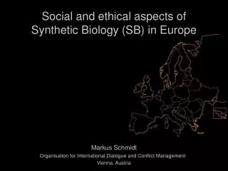 Social and ethical aspects of Synthetic Biology (SB) in Europe