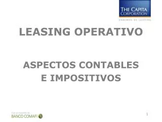 leasing operativo