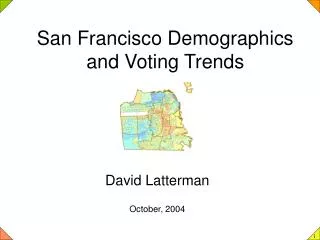 San Francisco Demographics and Voting Trends