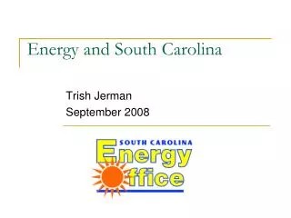 Energy and South Carolina