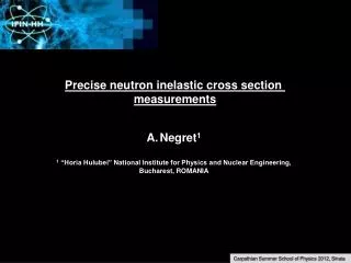 Precise neutron inelastic cross section measurements
