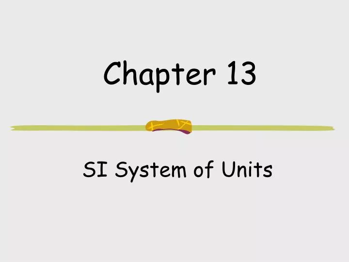 si system of units