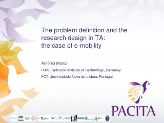 The problem definition and the research design in TA: the case of e-mobility