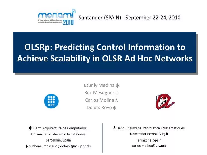 olsrp predicting control information to achieve scalability in olsr ad hoc networks
