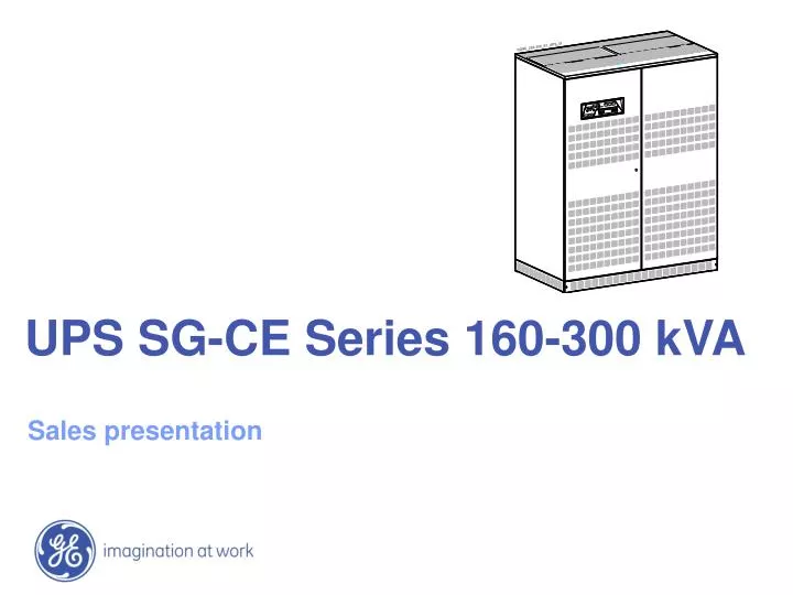 ups sg ce series 160 300 kva