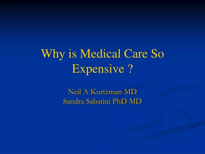 medical care is getting expensive essay