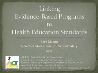 Linking Evidence-Based Programs to Health Education Standards