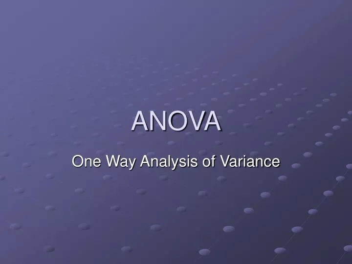 anova