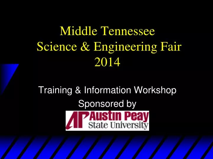 middle tennessee science engineering fair 2014