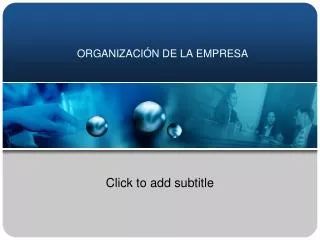 organizaci n de la empresa