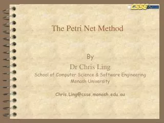 The Petri Net Method