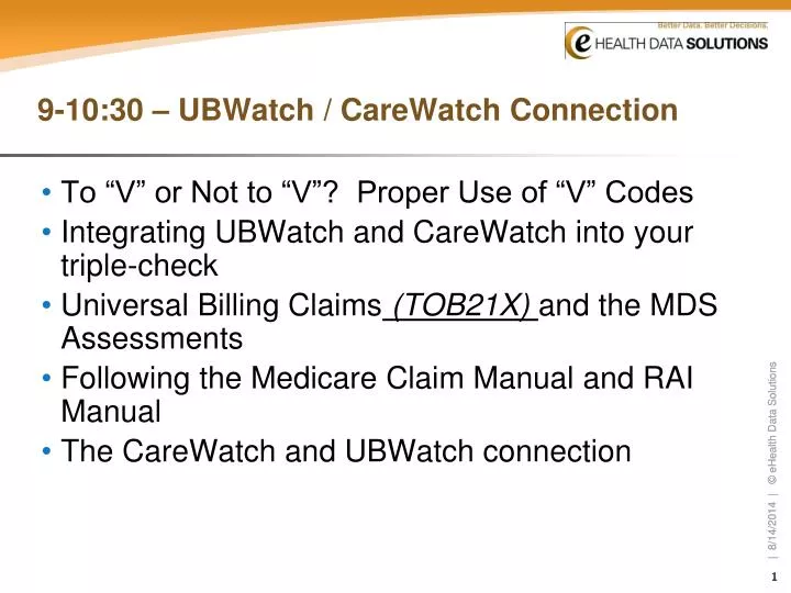9 10 30 ubwatch carewatch connection