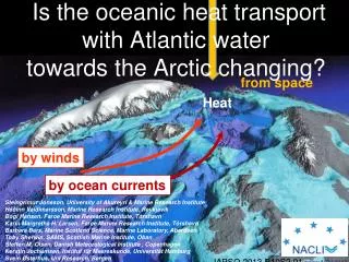 Is the oceanic heat transport with Atlantic water towards the Arctic changing?