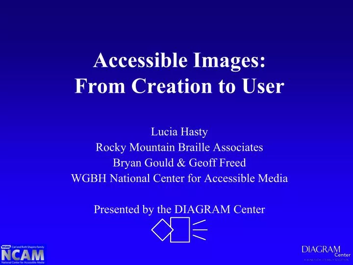 accessible images from creation to user