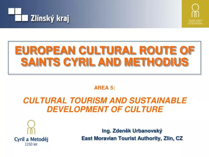 area 5 c ultur al tourism and sustainable development of culture