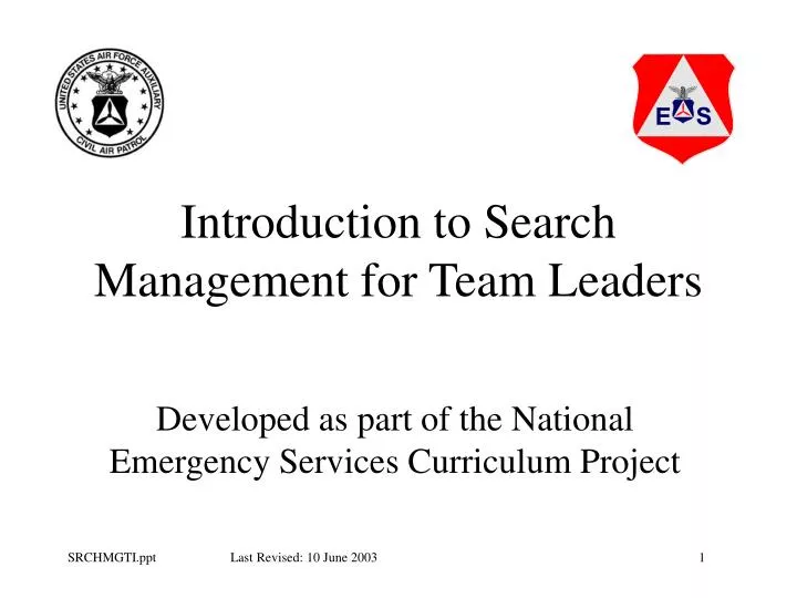 introduction to search management for team leaders