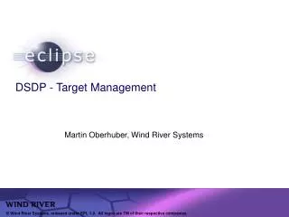 DSDP - Target Management