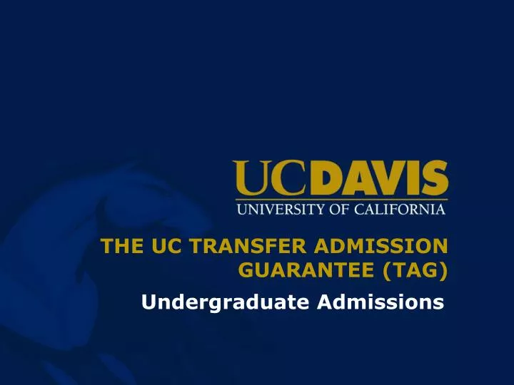 the uc transfer admission guarantee tag