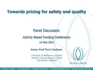Towards pricing for safety and quality