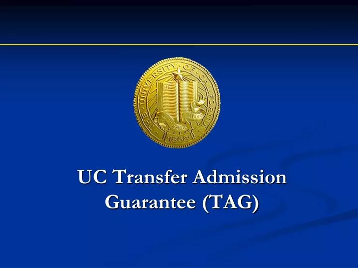 uc transfer admission guarantee tag