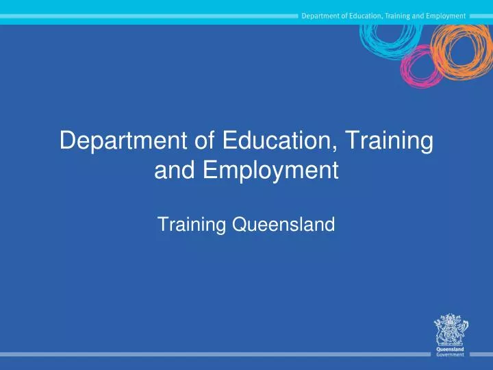 department of education training and employment