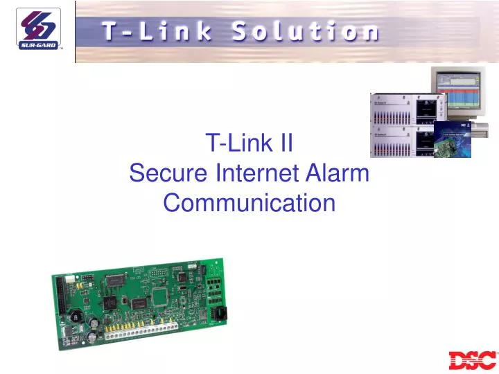 t link ii secure internet alarm communication