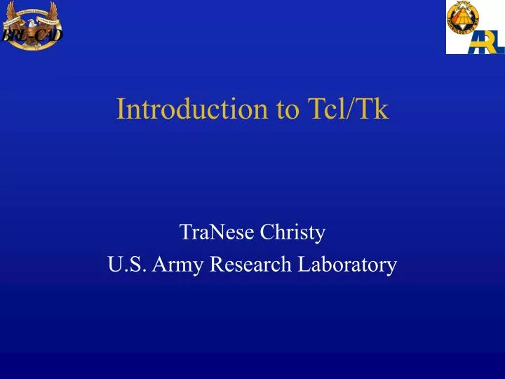 introduction to tcl tk