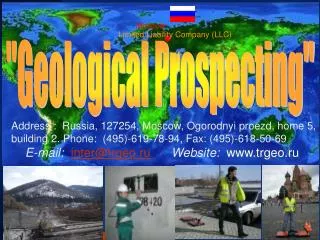&quot;Geological Prospecting&quot;