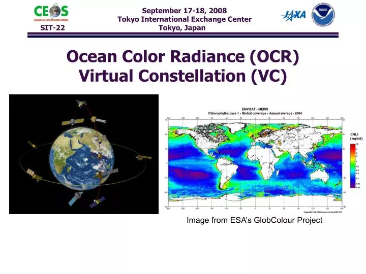 ocean color radiance ocr virtual constellation vc