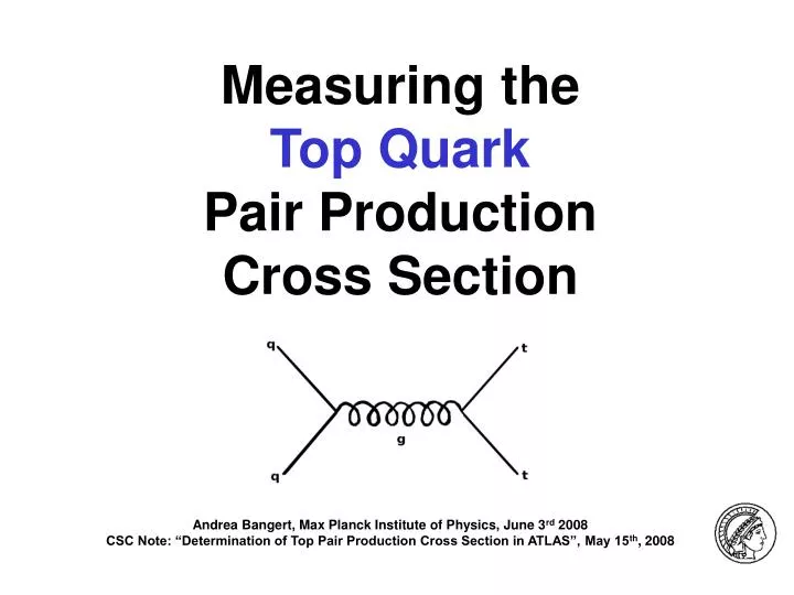 measuring the top quark pair production cross section