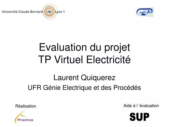 evaluation du projet tp virtuel electricit