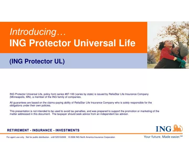 introducing ing protector universal life ing protector ul