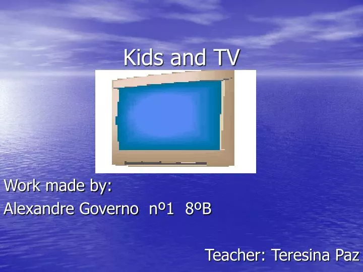 kids and tv