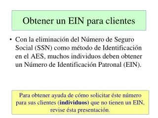 obtener un ein para clientes