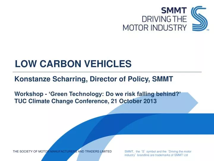 low carbon vehicles