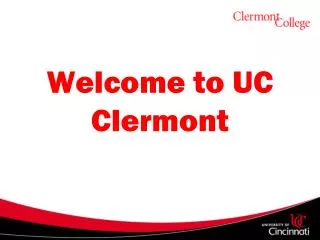 Welcome to UC Clermont