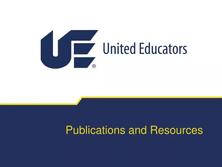 publications and resources