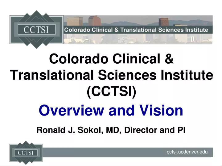 colorado clinical translational sciences institute cctsi