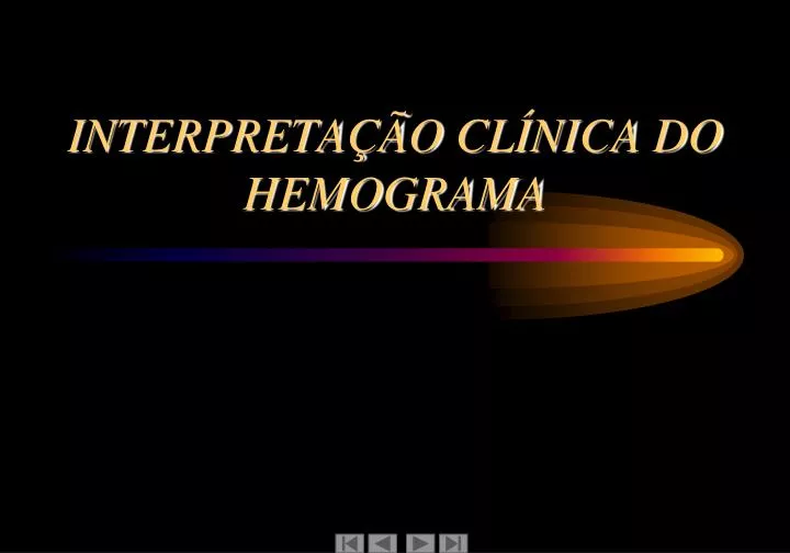 interpreta o cl nica do hemograma