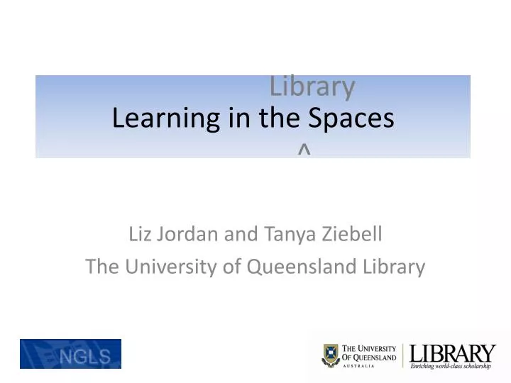 student use of library and learning spaces