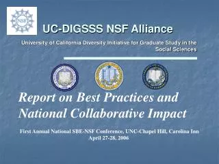 UC-DIGSSS NSF Alliance