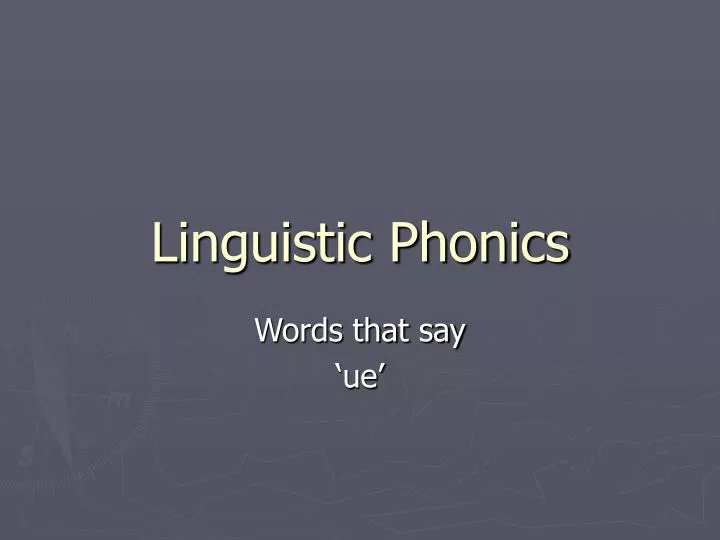 linguistic phonics