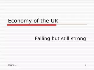 Economy of the UK