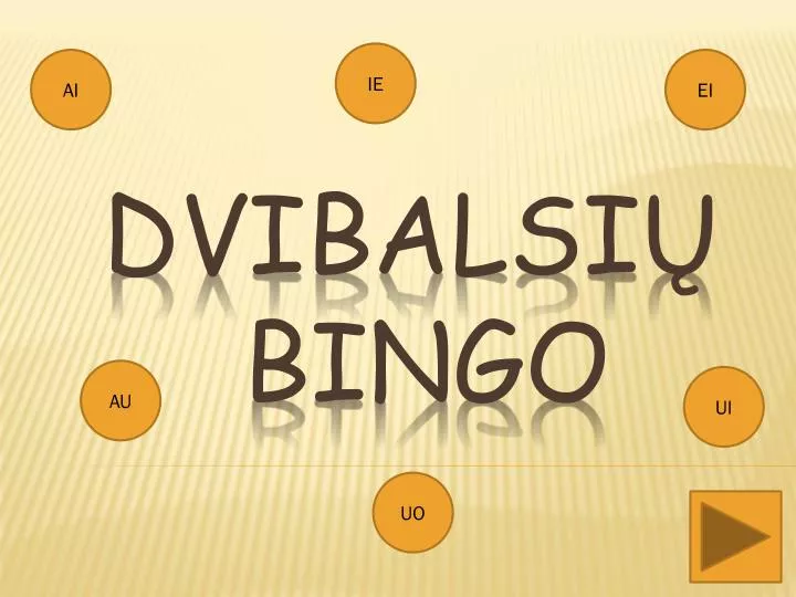 dvibalsi bingo