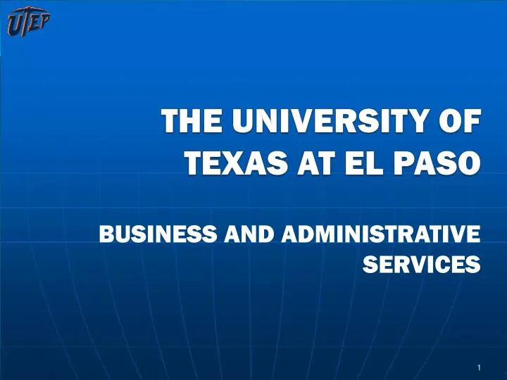 the university of texas at el paso